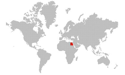 Egypt location on the world map